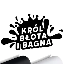 naklejka-na-samochod-auto-krol-blota-i-bagna-12x20