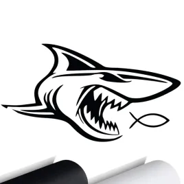 naklejka-na-samochod-auto-rekin-shark-rybka-9x17cm
