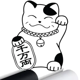 naklejka-na-samochod-maneki-neko-kot-kotek-13x16cm