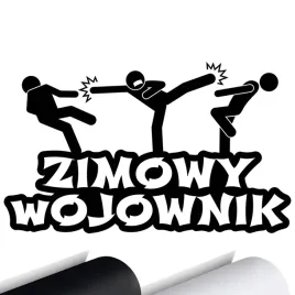 naklejka-na-samochod-zimowy-wojownik-karate-12x20