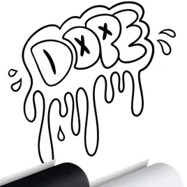 naklejka-na-auto-dope-jdm-graffiti-sticker-12x12