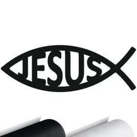naklejka-na-samochod-rybka-katolicka-jesus-5x15-cm