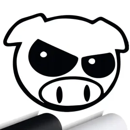 naklejka-na-samochod-swinia-subaru-pig-10x12-cm