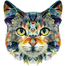 naklejka-dekoracyjna-na-sciane-kot-kotek-cat-wzor-geometryczny-115x127-druk