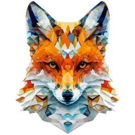 naklejka-dekoracyjna-na-sciane-lis-lisek-fox-wzor-geometryczny-115x90-druk