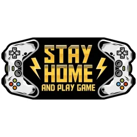 naklejka-dekoracyjna-na-sciane-gaming-stay-home-and-play-game-pad-53x115