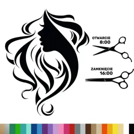 naklejka-na-sciane-salon-fryzjerski-godziny-53x63