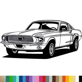naklejka-dekoracyjna-na-sciane-samochod-classic-lasyk-old-car-94x196-cm