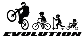 naklejka-na-samochod-szybe-rower-evolution-25x11
