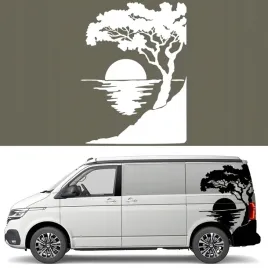 szablon-malarski-na-samochod-camper-grafika-zachod-slonca-drzewo-45x60