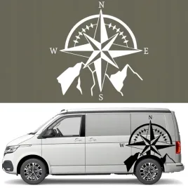 szablon-malarski-na-samochod-camper-grafika-gory-roza-wiatrow-kompas-43x44