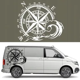 szablon-malarski-na-samochod-camper-off-road-fala-kompas-roza-wiatrow-43x50