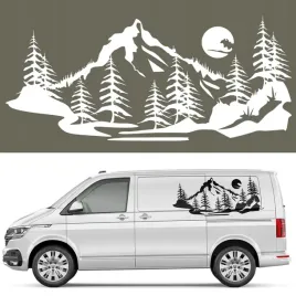 szablon-malarski-na-samochod-camper-motyw-las-gory-drzewa-44x97-cm