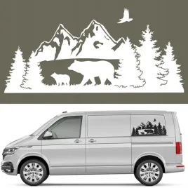szablon-malarski-na-samochod-camper-motyw-niedzwiedzie-las-100-x-48cm