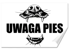 naklejka-ostrzegawcza-uwaga-pies-30x20-samoprzylepna