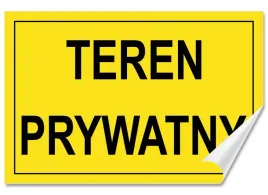 naklejka-ostrzegawcza-teren-prywatny-30x20-samoprzylepna