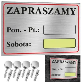 nierdzewna-tabliczka-zapraszamy-godziny-dni-otwarcia-30x20-aluminium