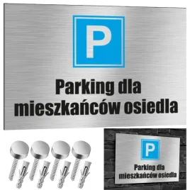 nierdzewna-tabliczka-parking-dla-mieszkancow-osiedla-30x20-aluminium