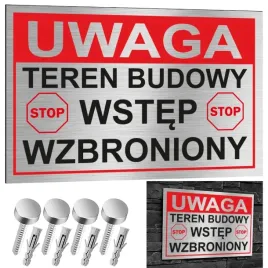 nierdzewna-tabliczka-uwaga-teren-budowy-wstep-wzbroniony-30x20-aluminium