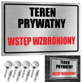 nierdzewna-tabliczka-teren-prywatny-wstep-wzbroniony-30x20-aluminium
