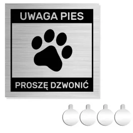 nierdzewna-tabliczka-na-ogrodzenie-uwaga-pies-prosze-dzwonic-10x10-alu