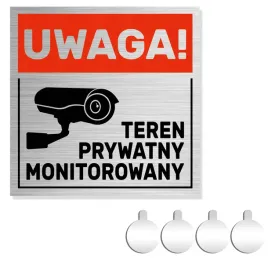 nierdzewna-tabliczka-na-drzwi-sciane-uwaga-teren-prywatny-kamera-10x10-alu