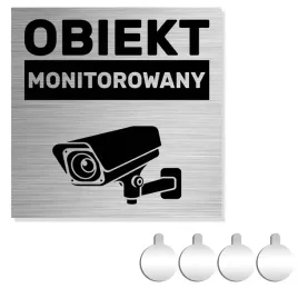 nierdzewna-tabliczka-na-drzwi-sciane-obiekt-monitorowany-10x10-aluminium