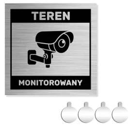 nierdzewna-tabliczka-na-drzwi-sciane-teren-monitorowany-10x10-aluminium