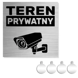 nierdzewna-tabliczka-na-drzwi-sciane-teren-prywatny-kamera-10x10-aluminium
