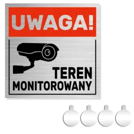 nierdzewna-tabliczka-na-drzwi-sciane-uwaga-teren-monitorowany-10x10-alu