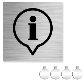 nierdzewna-tabliczka-na-drzwi-sciane-punkt-informacyjny-10x10-aluminium