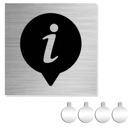 nierdzewna-tabliczka-na-drzwi-sciane-punkt-informacyjny-10x10-aluminium