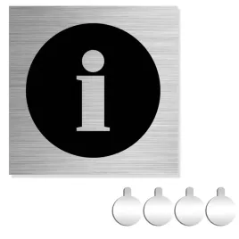 nierdzewna-tabliczka-na-drzwi-sciane-punkt-informacyjny-10x10-aluminium