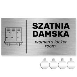 nierdzewna-tabliczka-na-drzwi-sciane-szatnia-damska-10x20-aluminium-english