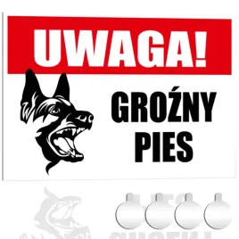 tabliczka-pcv-ostrzegawcza-uwaga-grozny-pies-30x20-druk-uv-przylepce