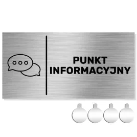 nierdzewna-tabliczka-na-drzwi-sciane-punkt-informacyjny-10x20-aluminium