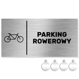 nierdzewna-tabliczka-na-drzwi-sciane-parking-rowerowy-10x20-aluminium