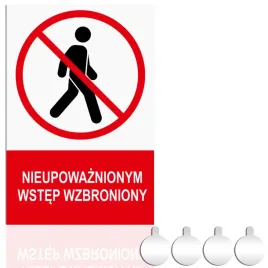 tabliczka-pcv-nieupowaznionym-wstep-wzbroniony-30x20-druk-uv-przylepce