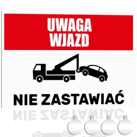 tabliczka-pcv-uwaga-wjazd-nie-zastawiac-30x20-druk-uv-przylepce