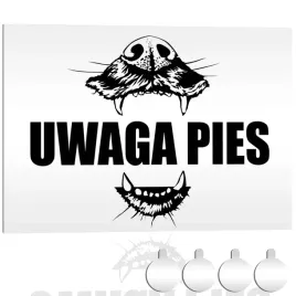 tabliczka-pcv-ostrzegawcza-uwaga-pies-30x20-druk-uv-przylepce