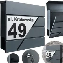 metalowa-duza-skrzynka-na-listy-z-adresem-domu-zamykana-antracyt-37x37x10