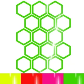 naklejki-grafika-na-samochod-motyw-hexagen-pusty-plastry-miodu-15szt-fluo
