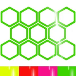 naklejki-grafika-na-samochod-motyw-hexagen-pusty-plastry-miodu-11szt-fluo
