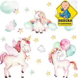 naklejka-dekoracyjna-na-sciane-jednorozce-gwiazdy-115-x-80-cm