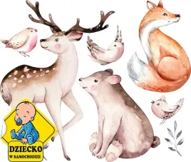 naklejka-dekoracyjna-pastelowa-na-sciane-sarna-zwierzeta-57x67