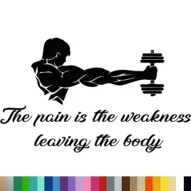 naklejka-dekoracyjna-na-sciane-do-silownisala-fitness-the-weakness-94x156