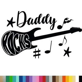 naklejka-dekoracyjna-na-sciane-napis-daddy-rocks-gitara-94x160-cm