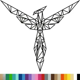 naklejka-dekoracyjna-na-sciane-fenix-wzor-geometryczny-nowoczesny-94x104