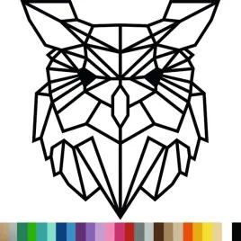 naklejka-dekoracyjna-na-sciane-zwierze-sowa-wzor-geometryczny-94x103cm