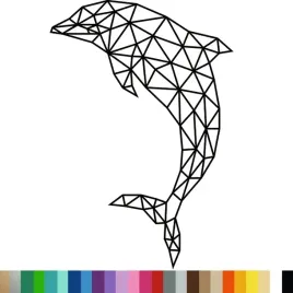 naklejka-dekoracyjna-na-sciane-delfin-wzor-geometryczny-nowoczesny-64x94